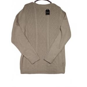 method Cable Knit Sweater - Modern Comfort Mens XL Cotton
